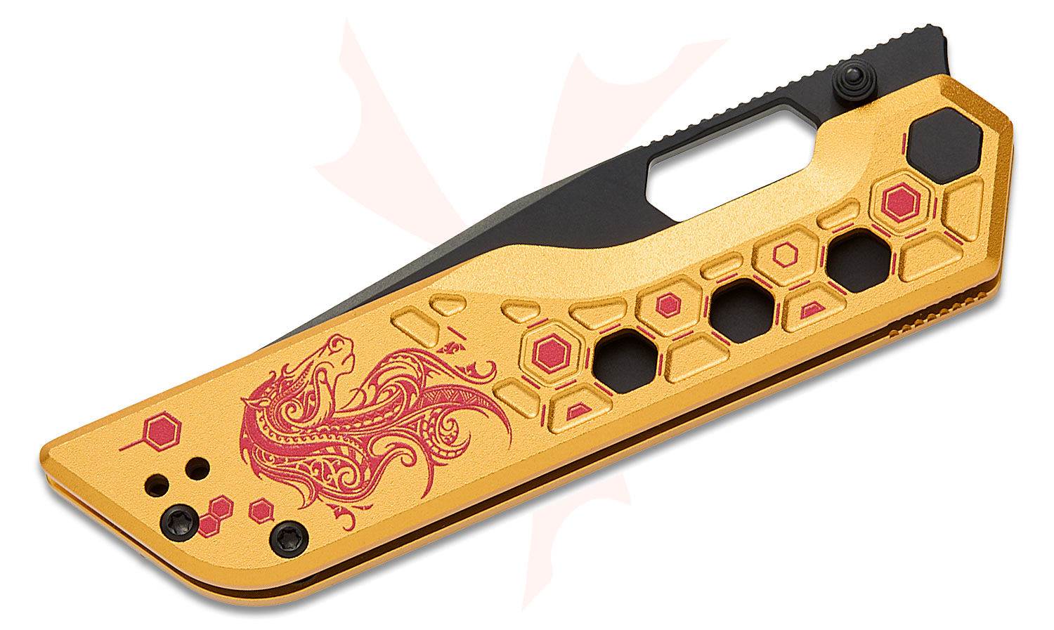 【激レアデック】Silent Lapis Special Gilded200限定 ArtisanCutlery 1878P-GL Beest Limited Edition Front Flipper Knife
