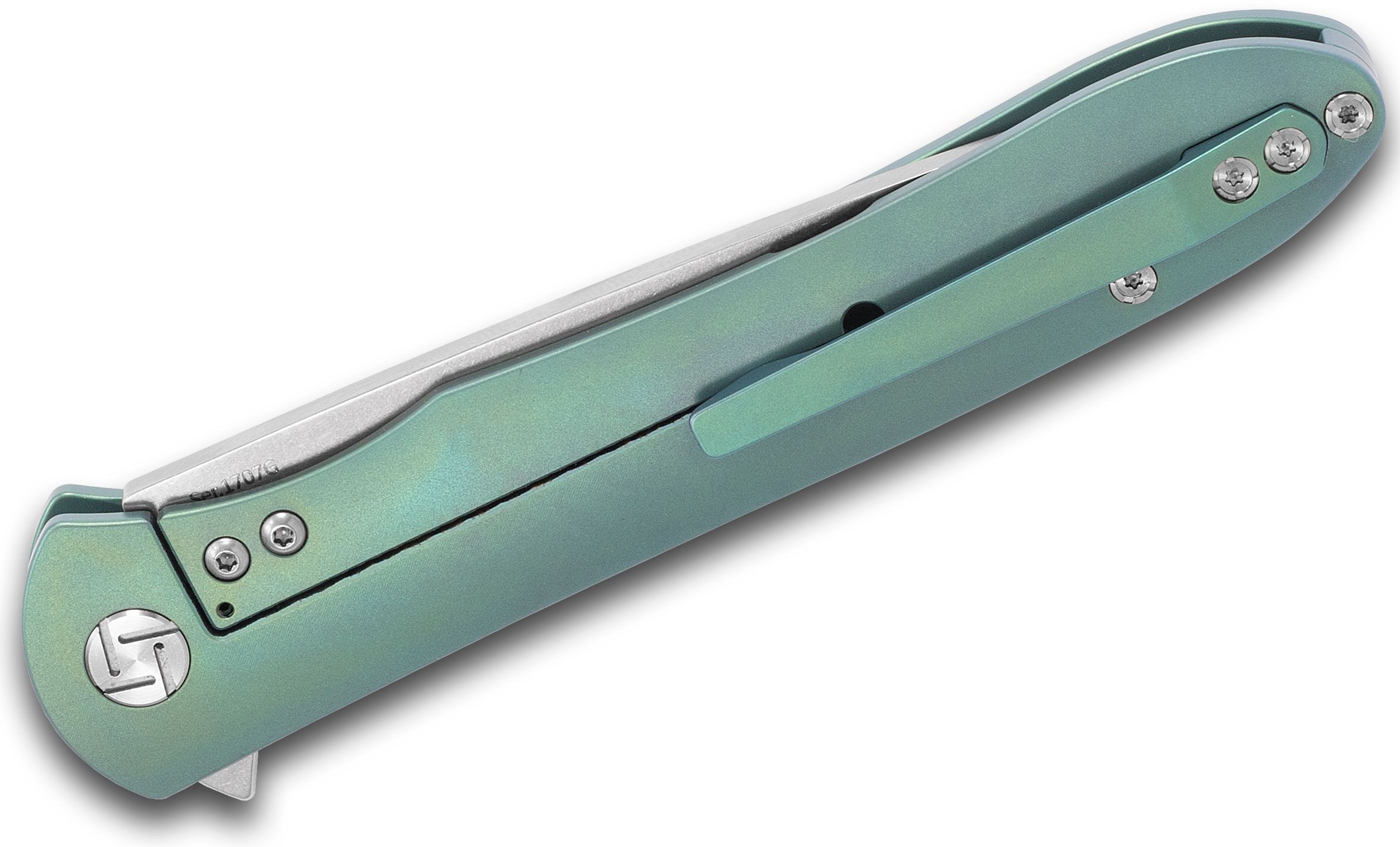 Artisan Cutlery Shark ATZ-1707G - S35VN Blade, Titanium Handle