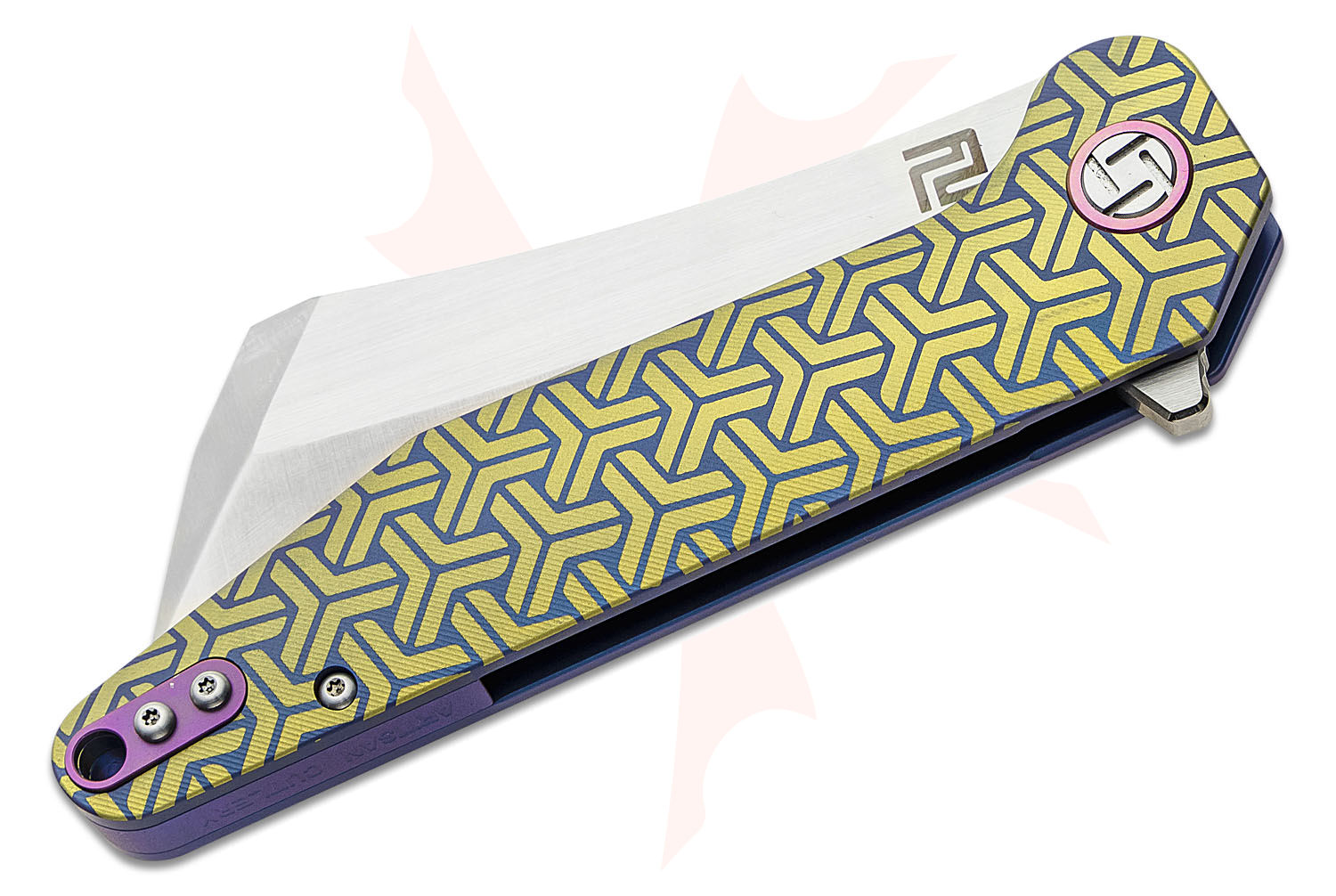 ArtisanCutlery Osprey Flipper Knife 3.74" S35VN Satin CleaverStyle