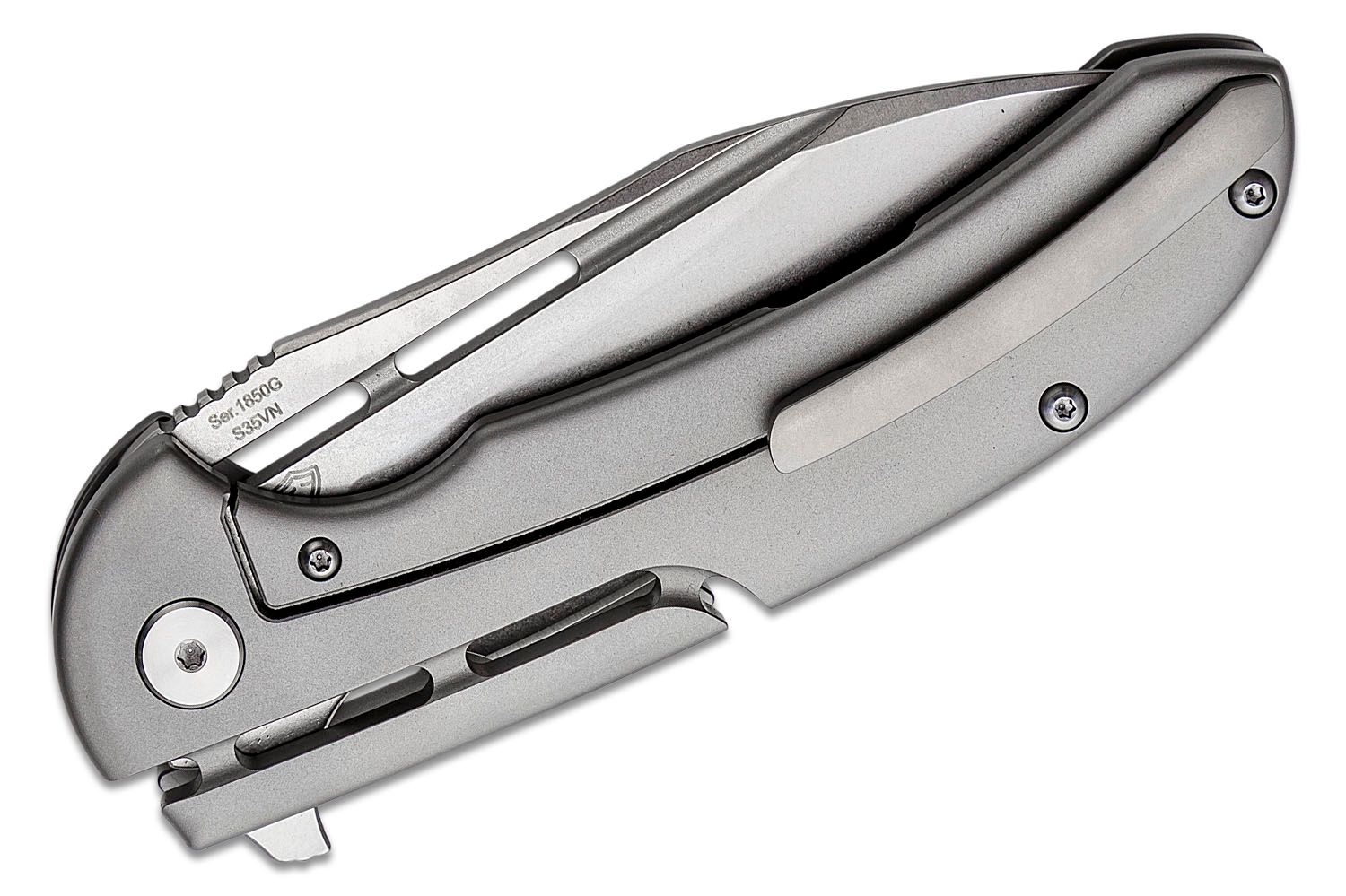 Boker Anti-MC Folding Knife 3.13 Gray Finish Ceramic Blade