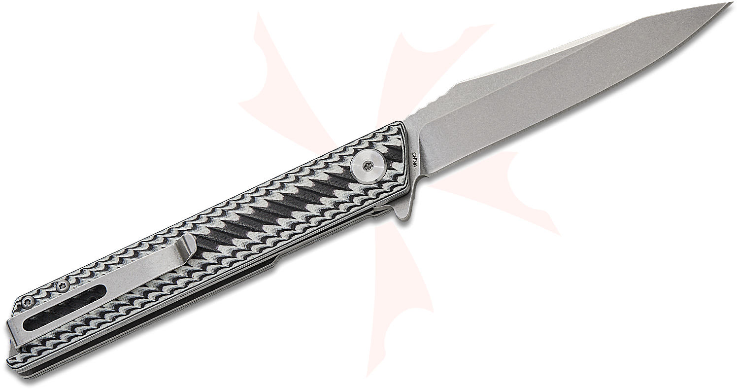 PDK-2S: Police Duty Knife, Grooved Grip, Stonewashed Blade main image 1
