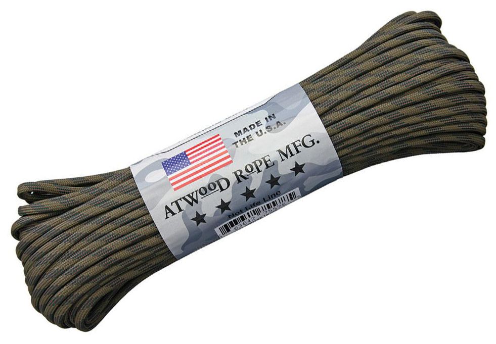 Atwood Rope 550 Paracord, Code Talker, 100 Feet - KnifeCenter - RG1243H