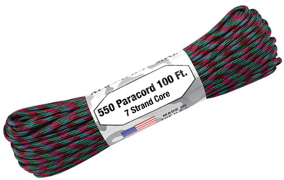 Atwood Rope Color Changing 550 Paracord, Argon, 100 Feet