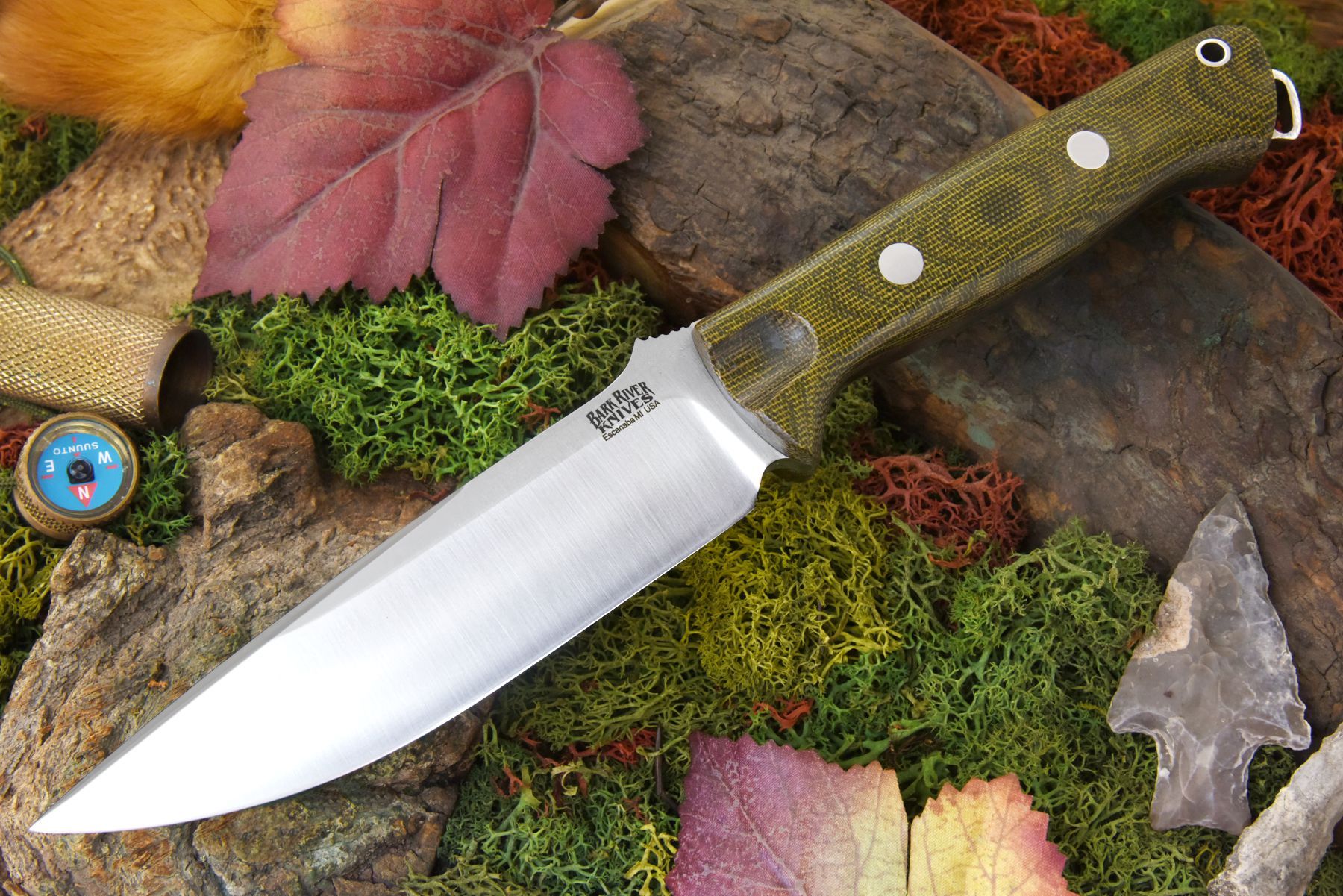 Bark River Knives Bravo Vortex Fixed 5.5