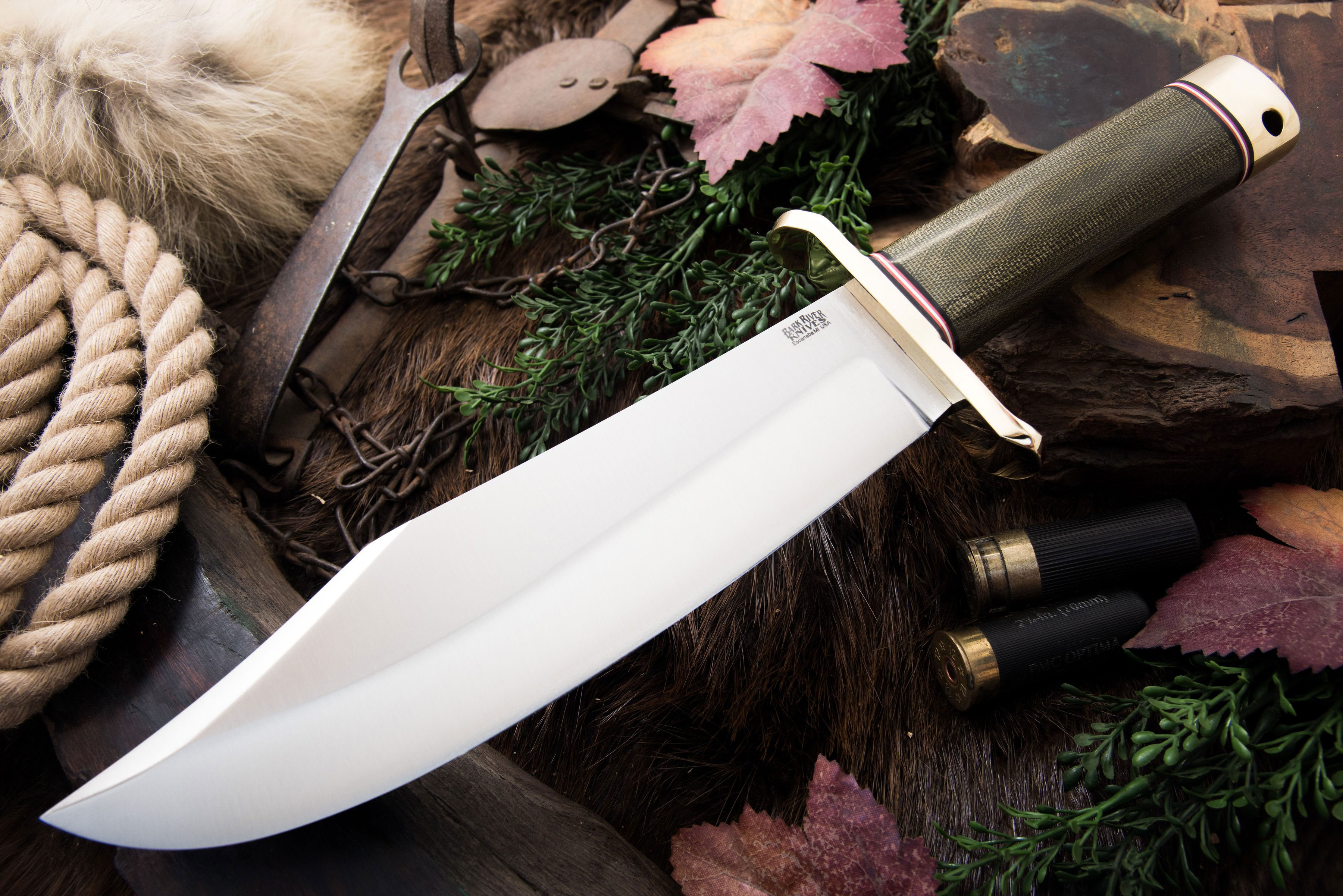 Bark River Knives V-44 Bowie 9