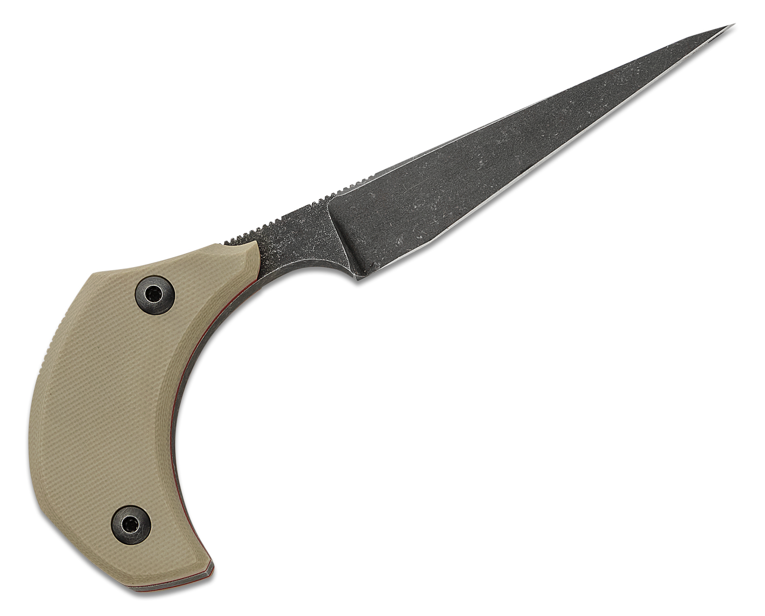 Bastinelli Creations Custom Gambler Push Dagger 3.25" D2 Dark