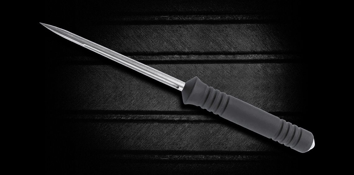 Bastinelli Creations Ice Scream Fixed Blade Ice Pick, Black Aluminum ...