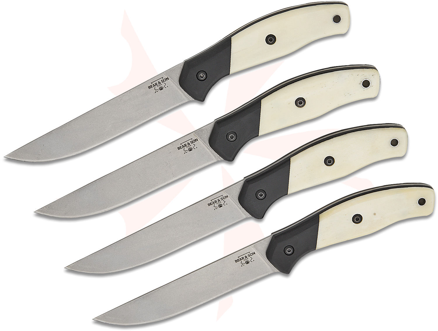 Bear & Son Professional 4pc Steak Knife Set 4.75