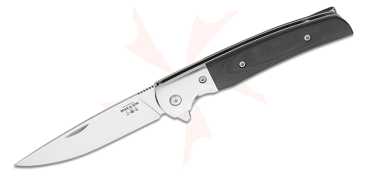 Bear & Son Rancher Sideliner Liner Lock Flipper Knife 3.125