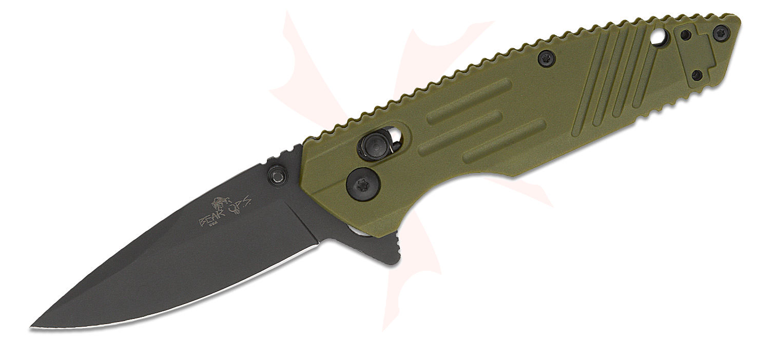 Bear OPS Rancor IX Slide Lock Flipper Knife 2.83