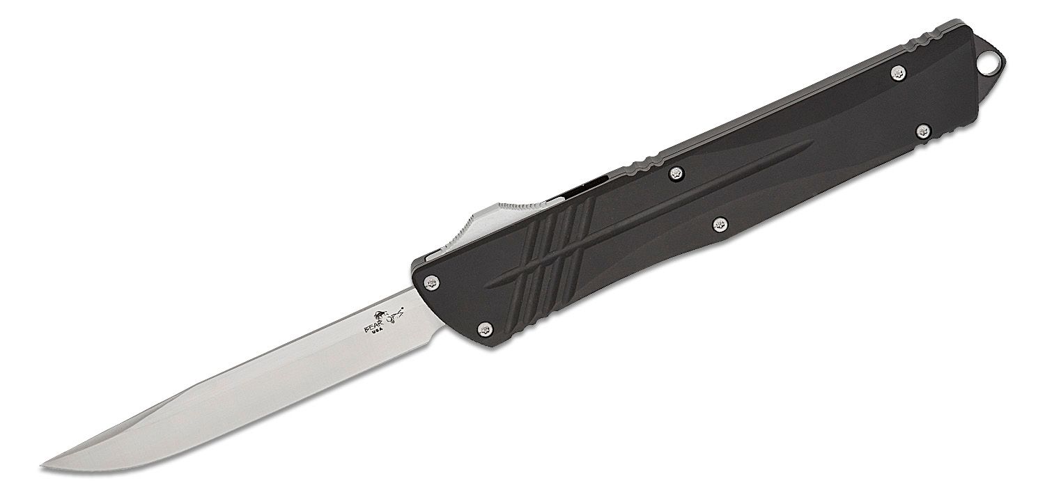 Bear OPS OTF-500-ALBK-S Double Clutch V OTF AUTO Knife 3.44