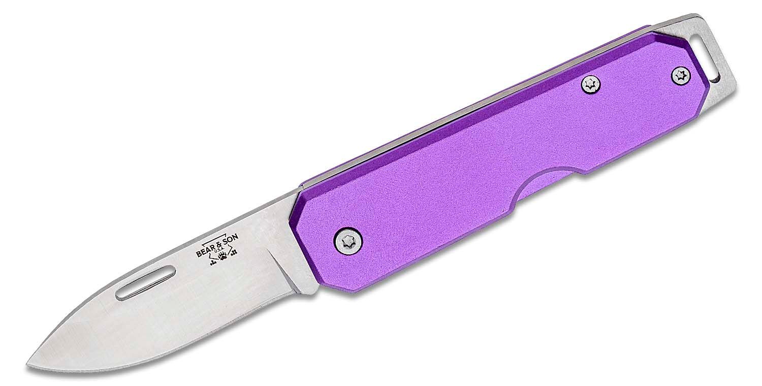 Bear Rainbow Finish Locking Folding Knife