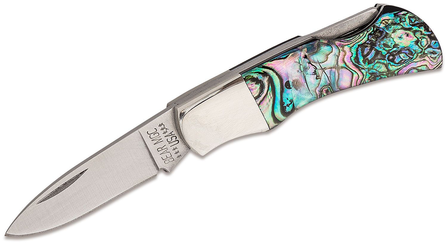 WORLDS SMALLEST WORKING POCKET KNIFE! Tiny Miniature REAL Blade Abalone  Pearl