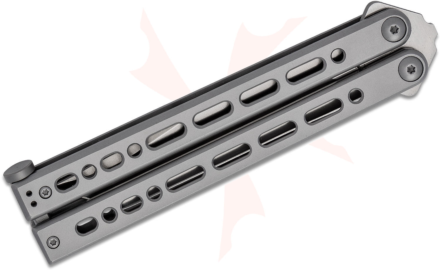 Bear OPS Bear Song VIII Butterfly Knife 4.49" 154CM Satin Tanto Blade