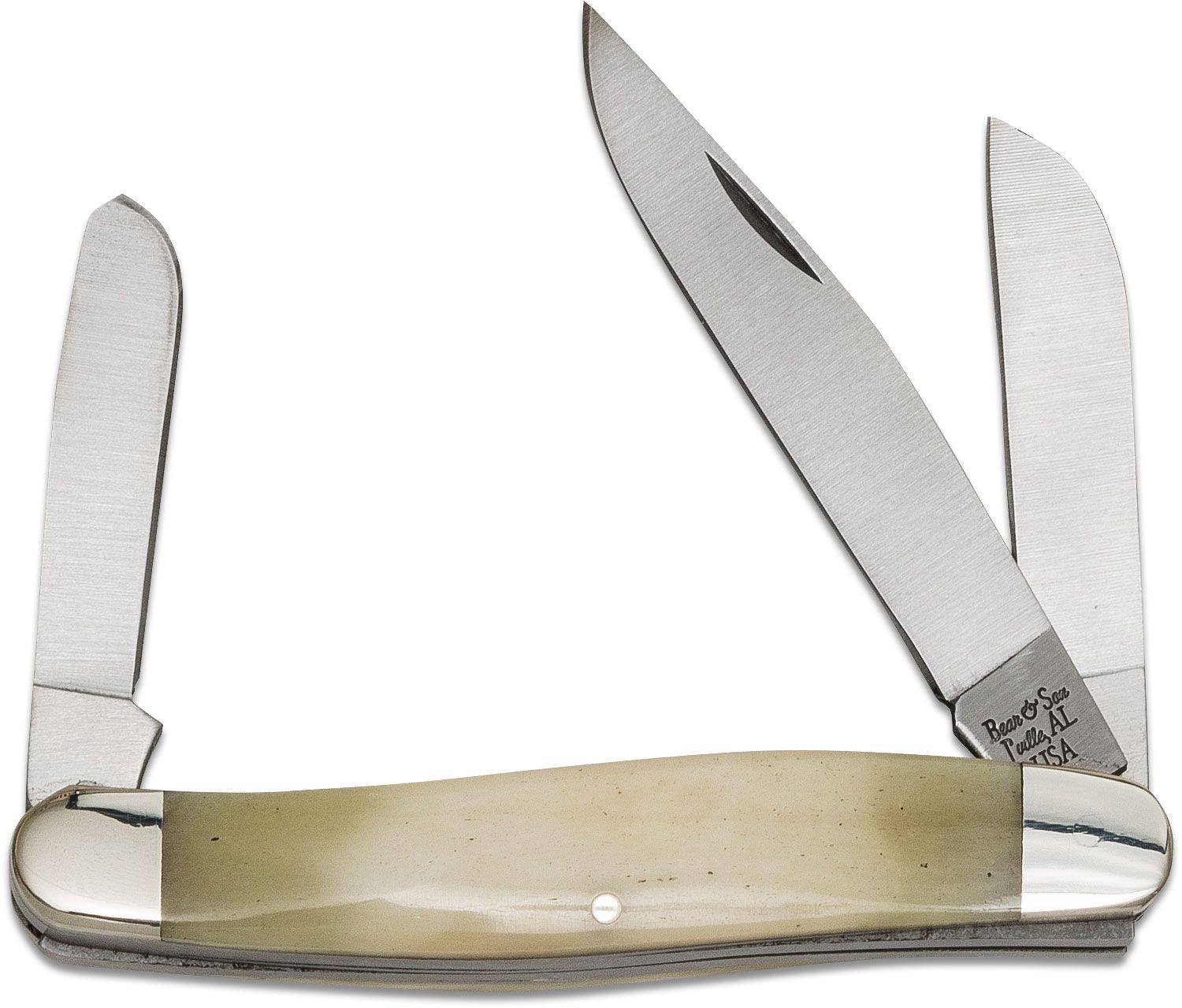 Bear & Son Large Stockman Traditional Pocket Knife (2.875 Satin