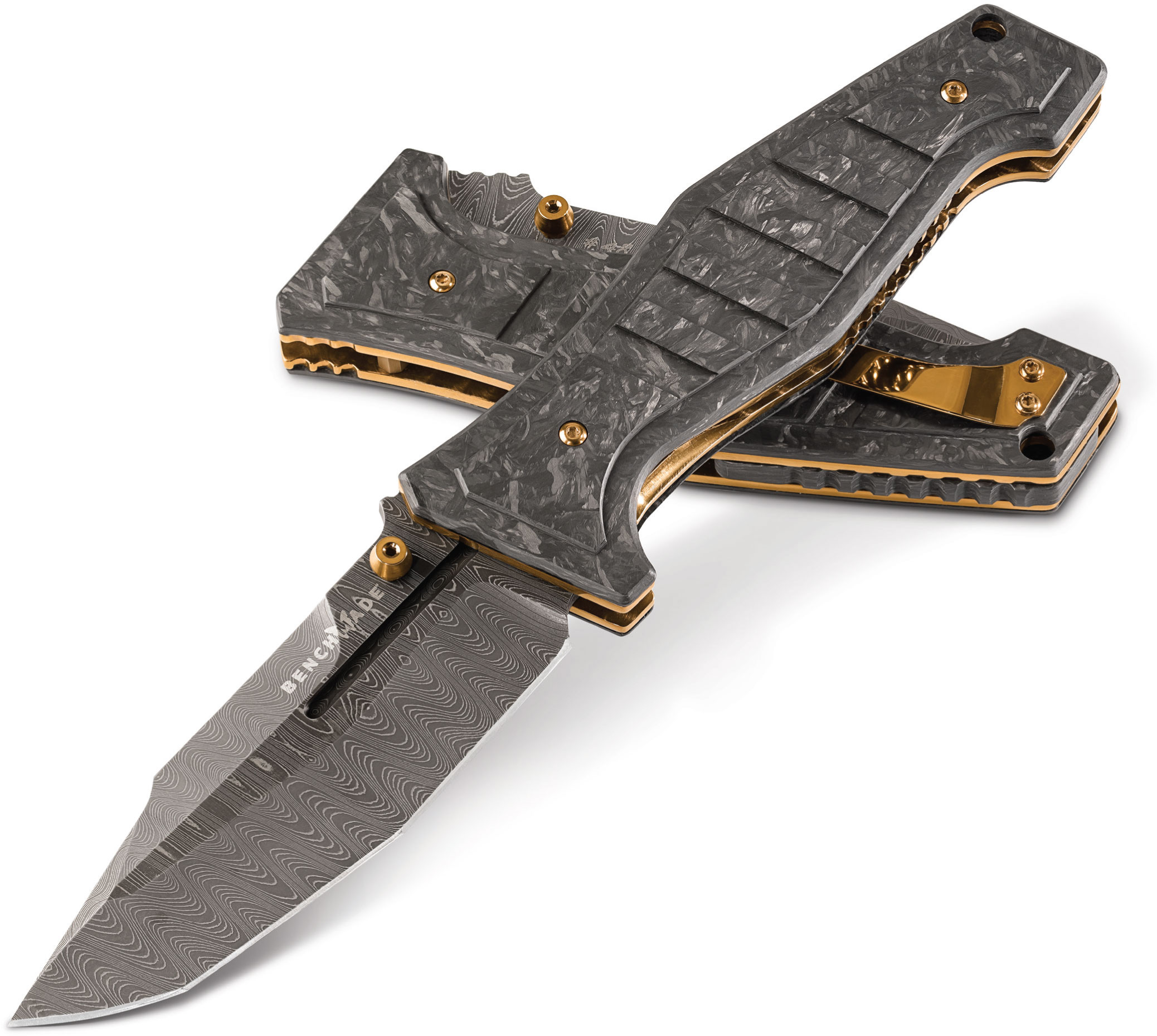 Benchmade 757-151 Gold Class Sibert Vicar Folding Knife 3.86