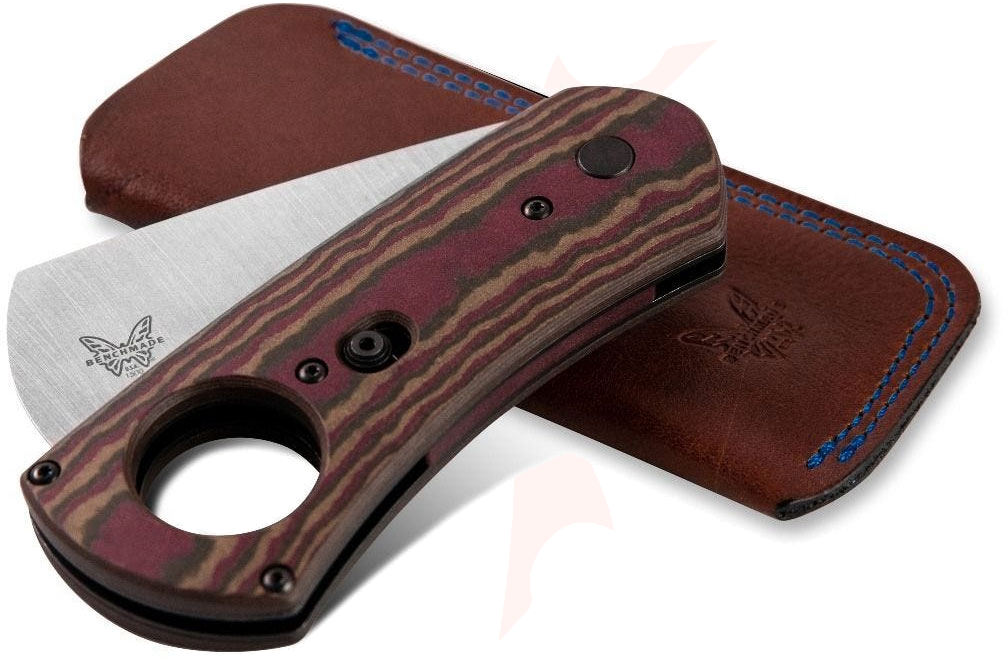 Benchmade AutoAXIS Cigar Cutter, Satin CPMS30V Stainless Steel