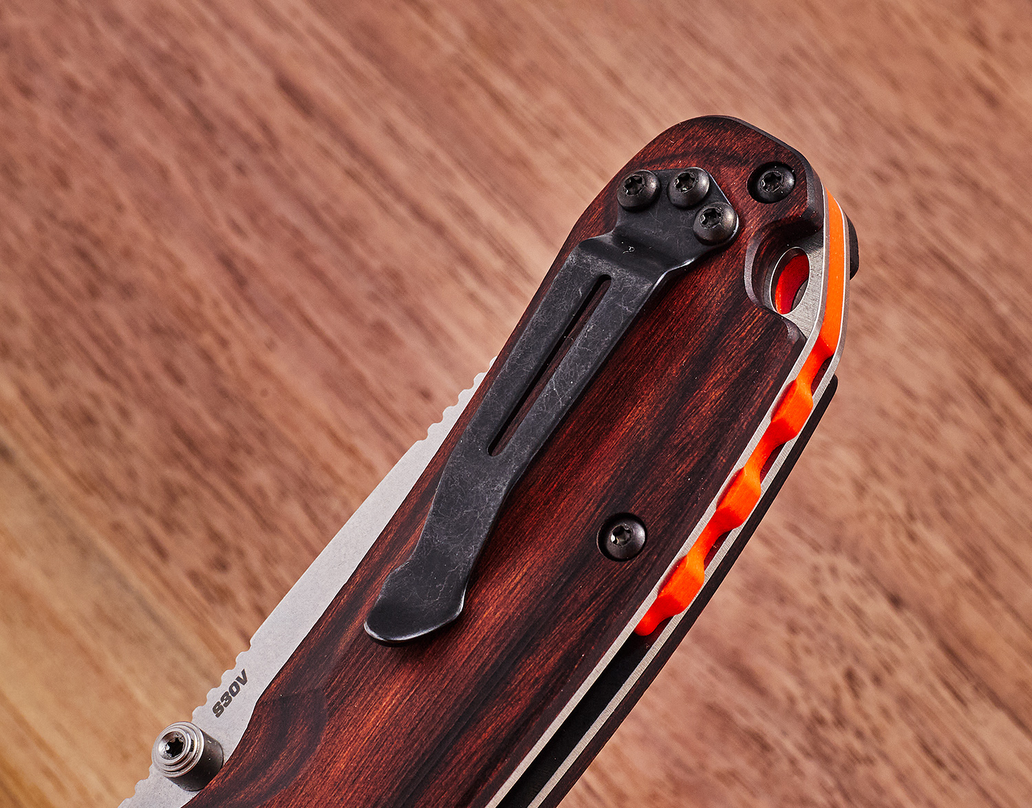 Benchmade Hunt North Fork Folding Knife 2.97" S30V Stonewashed Drop