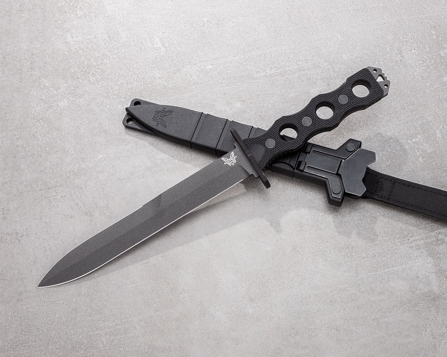 Benchmade 185BK SOCP Fixed Blade Knife 7.11