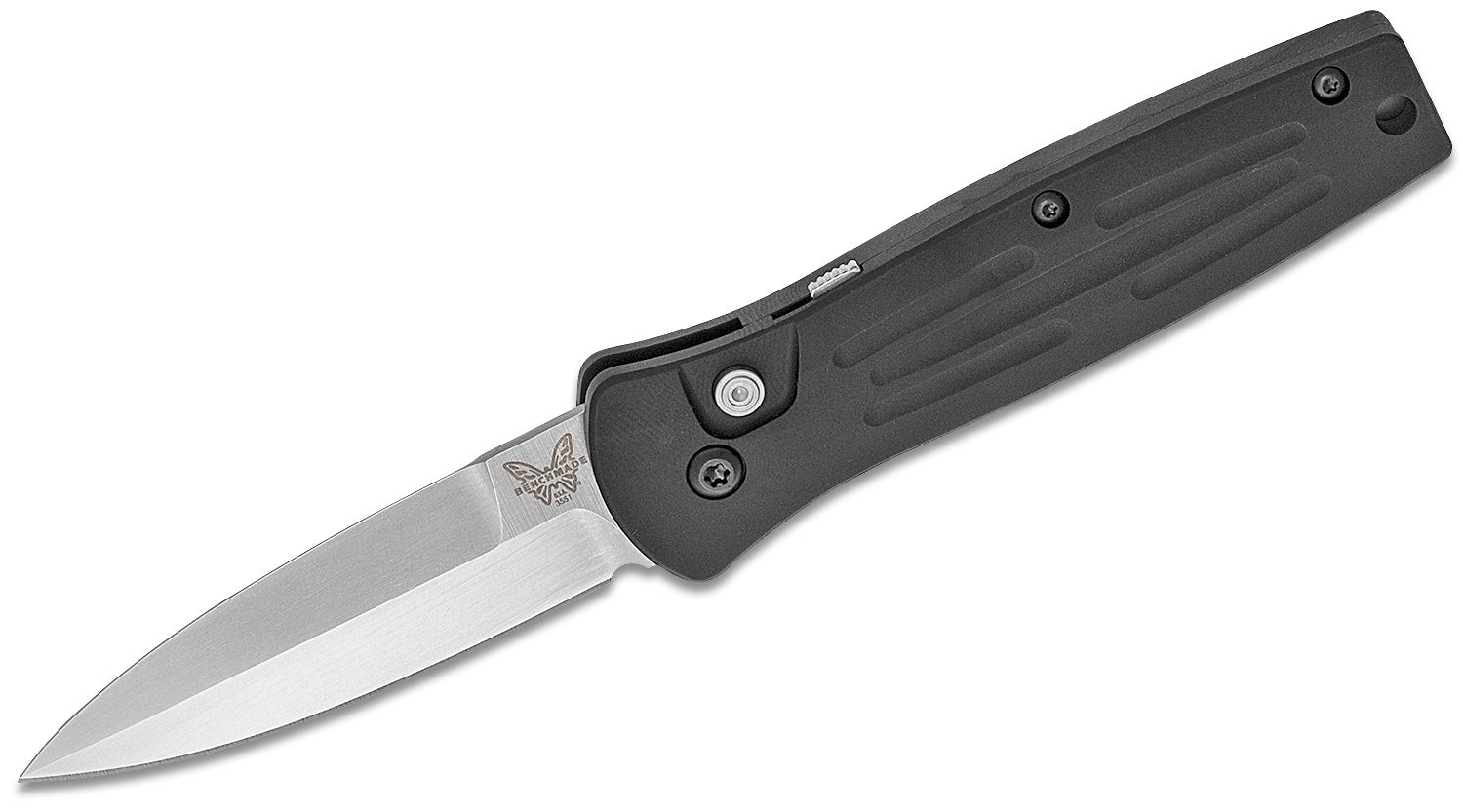 Grand Skyldfølelse mandig Benchmade 3551 Pardue Stimulus AUTO Folding Knife 2.99" 154CM Satin Plain  Blade, Aluminum Handles - KnifeCenter