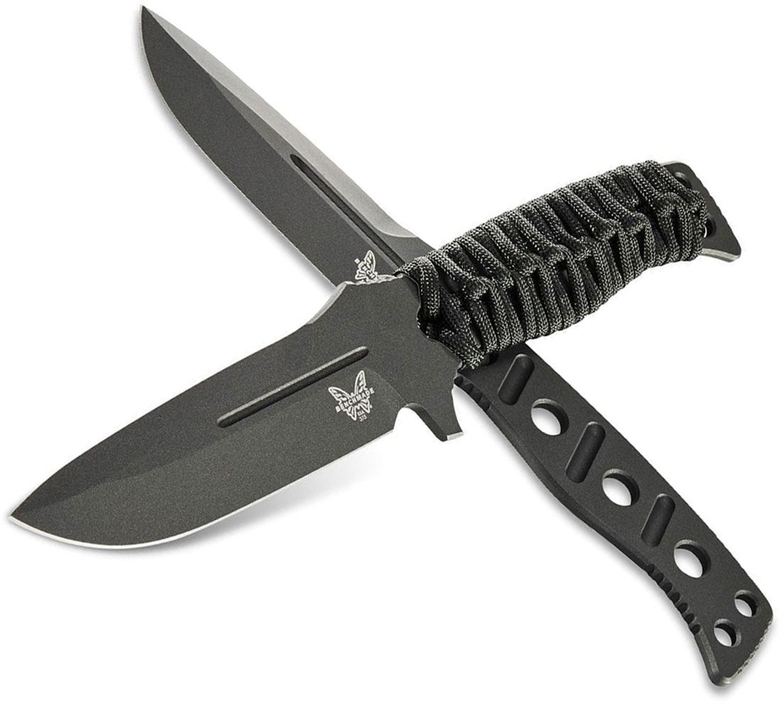アウトドア 調理器具 Benchmade 375BK-1 Shane Sibert Adamas Fixed Blade Knife 4.2 