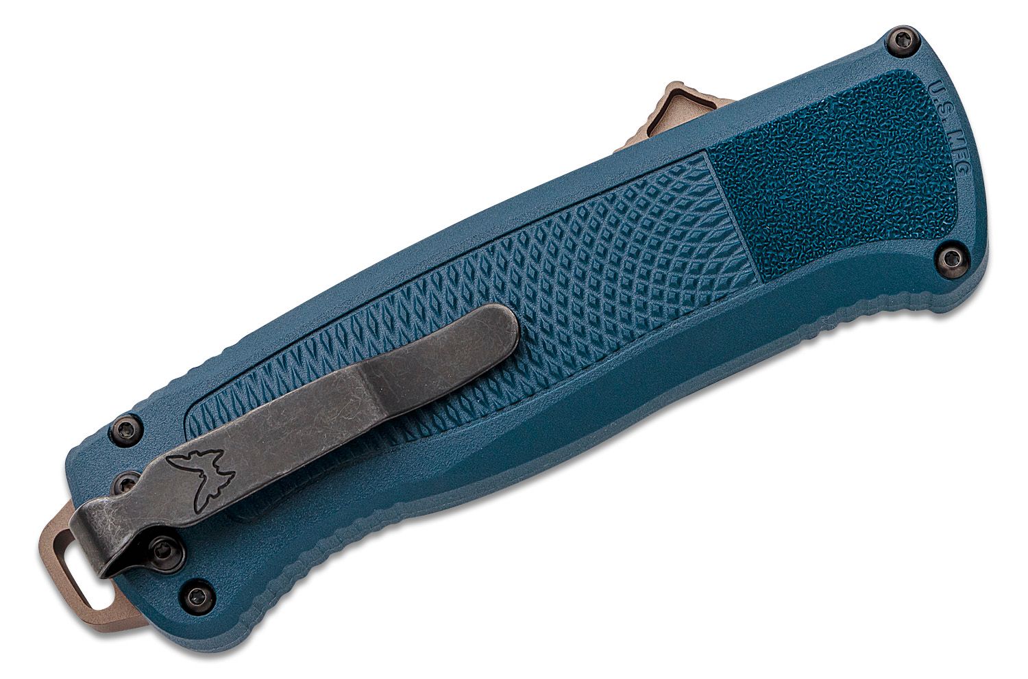 Benchmade 5370FE-01 Shootout OTF AUTO Knife 3.51 CPM-CruWear Flat