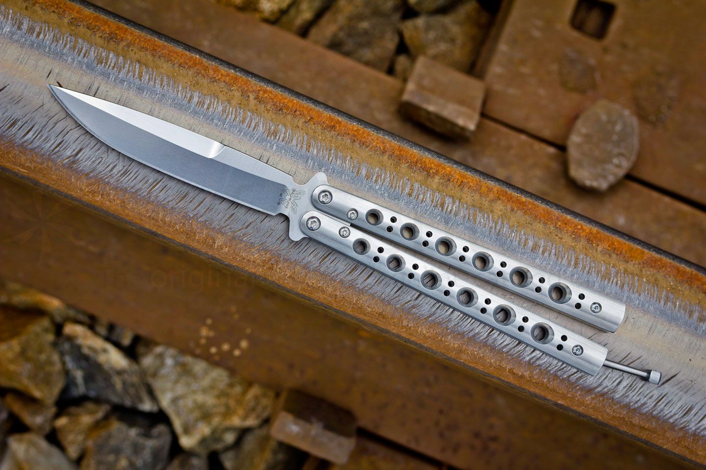 Benchmade Balisong Butterfly Knife 62 (Stainless Steel)