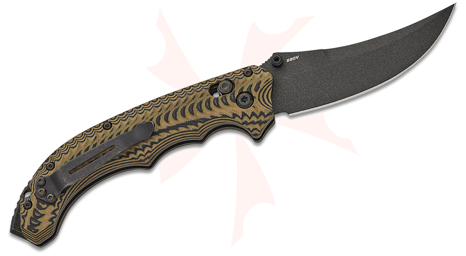 Benchmade 865BK-01 Mini Bedlam AXIS Folding Knife 3.45