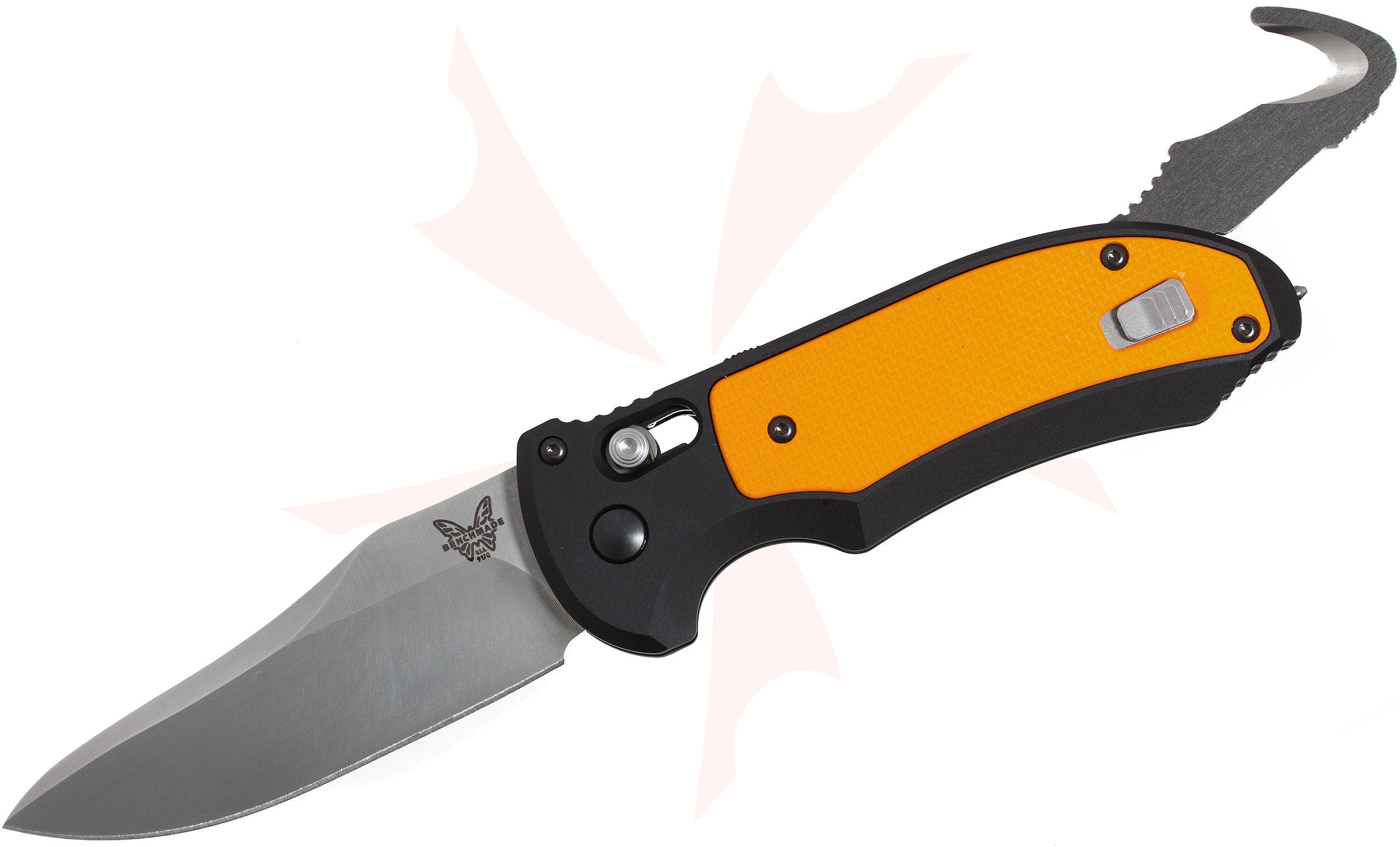 Benchmade 9170-ORG AUTO AXIS Triage Rescue Folder 3.58