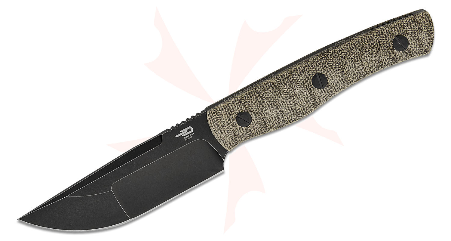 Bestech Knives Heidi Blacksmith #2 Fixed Blade Knife 3.87
