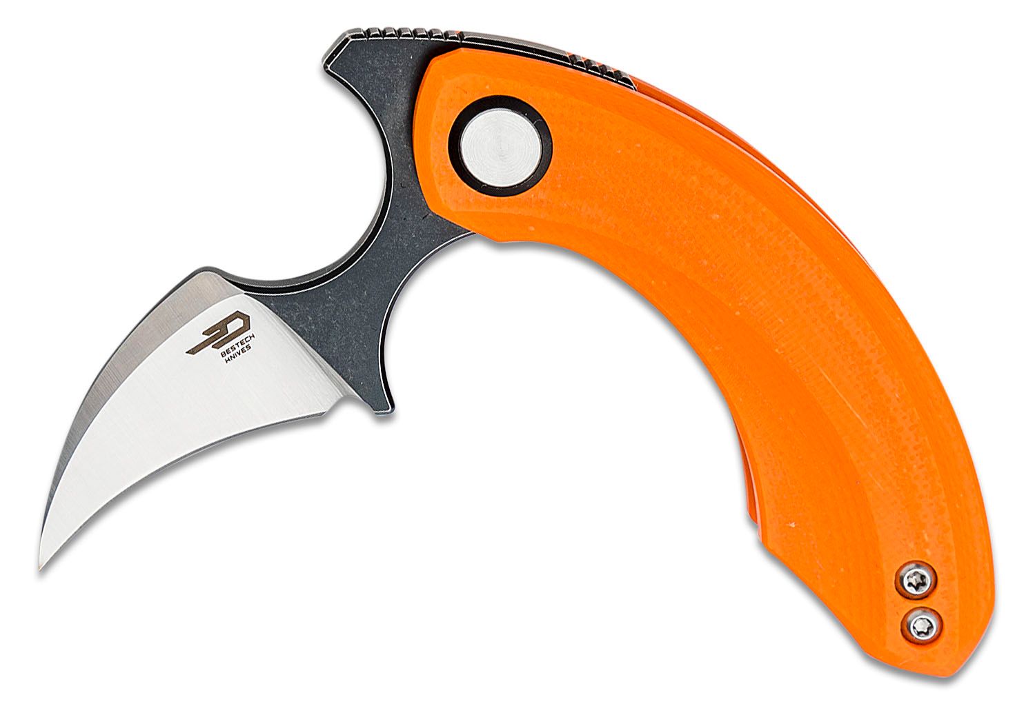 KNIFE PUSH BLACKCAT ORANGE - REAL STEEL