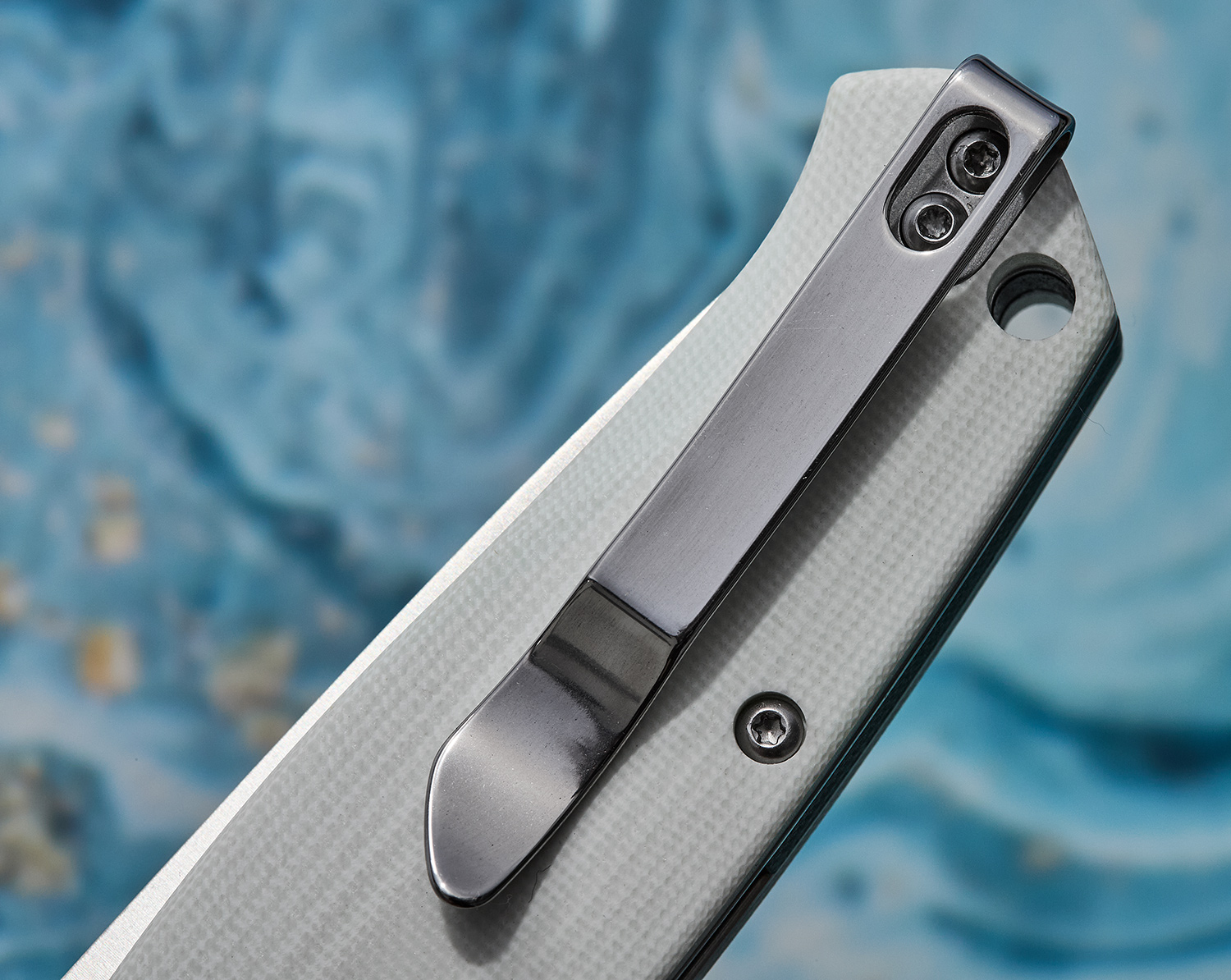 Bestech Knives Swordfish Button Lock Flipper Knife 3.75" MagnaCut Satin