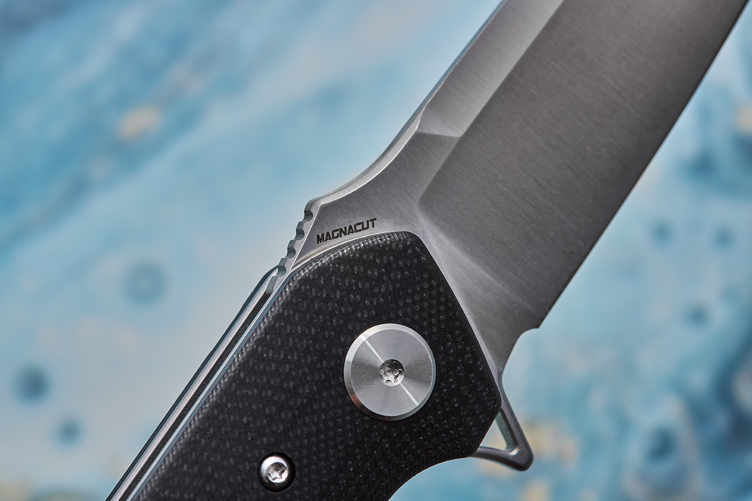 Bestech Knives Swordfish Button Lock Flipper Knife 3.75" MagnaCut Satin