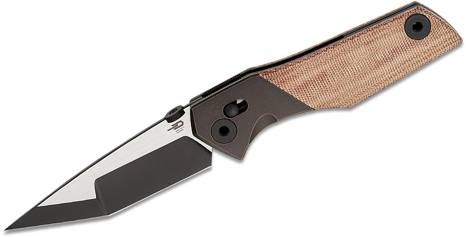 Bestech Knives Cetus Crossbar Lock Folding Knife 3.94" M390 Two-Tone ...