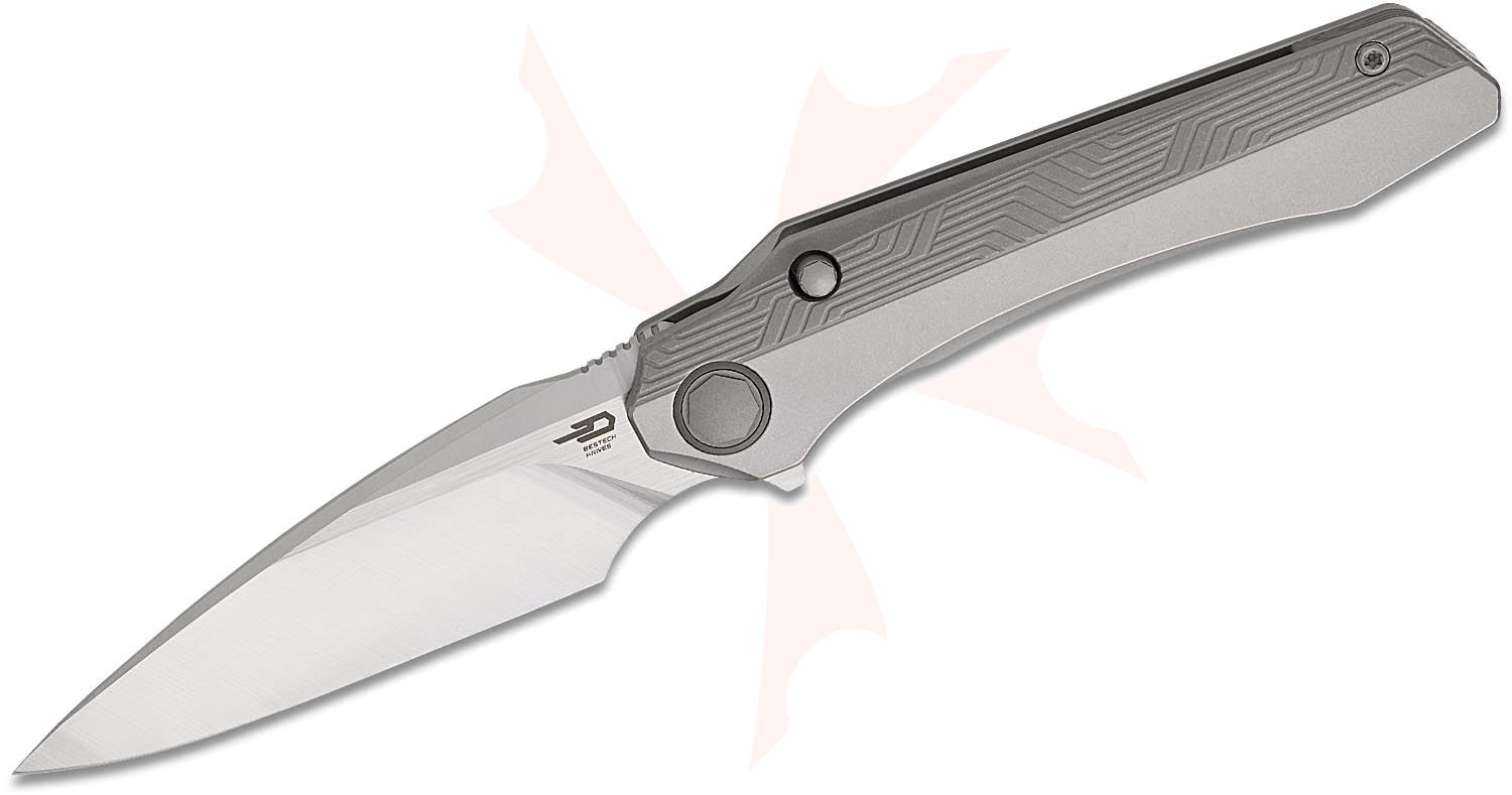 Bestech Knives Kombou Wet Nellie Button Lock Flipper Knife 3.53