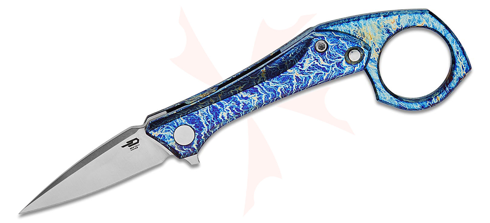 Bestech Knives Ostap Hel Duci Frame Lock Flipper Knife 2.05