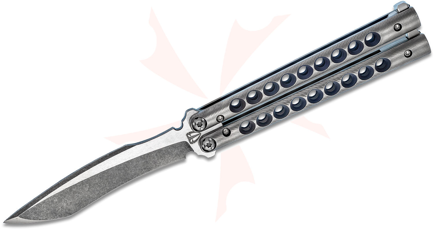 Biegler Bladeworks Custom Rockstyle Balisong Butterfly Knife 4.5
