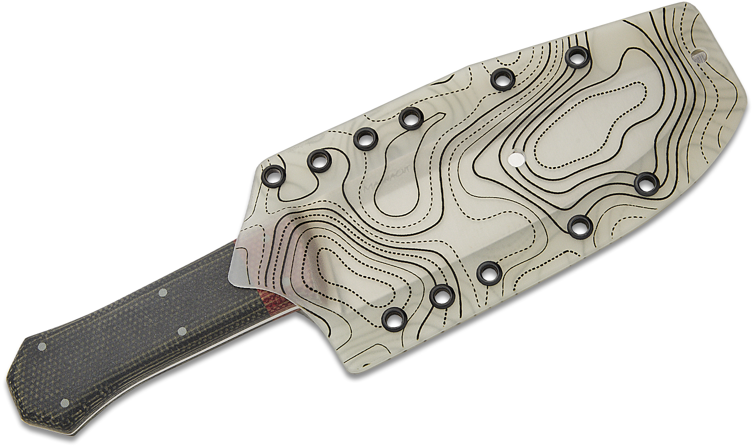 Big Chris Custom Knives Boot Leggar Tapered Tang Fixed Blade 6.5" CPM