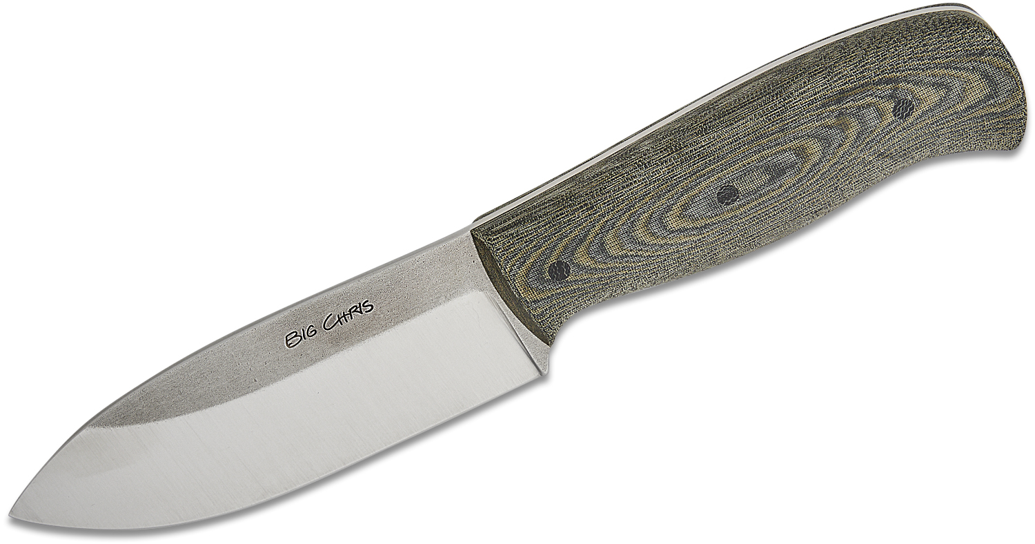 Big Chris Custom Knives Nessmuk Fixed Blade 4.5" CPMMagnaCut TwoTone