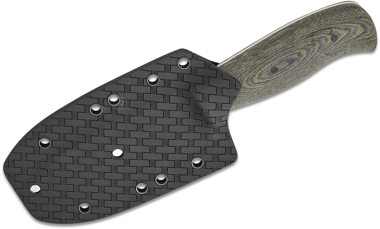 Big Chris Custom Knives Nessmuk Fixed Blade 4.5" CPMMagnaCut TwoTone