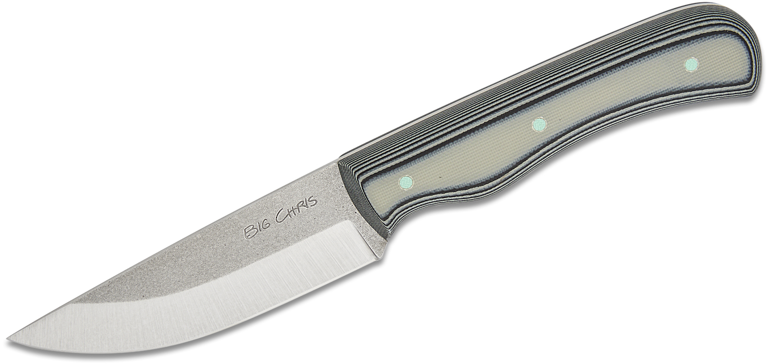 Big Chris Custom Knives Sportsman Fixed Blade Knife 3.75" CPMMagnaCut