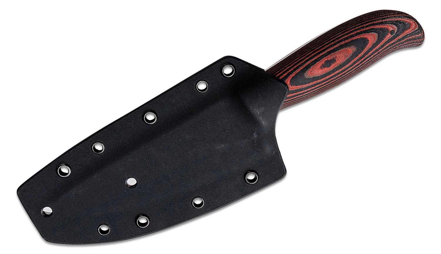 Reviews and Ratings for Big Chris Custom Knives 6 CPM-MagnaCut Chef Knife,  Red/Black Linen Micarta Handles, Kydex Sheath - KnifeCenter