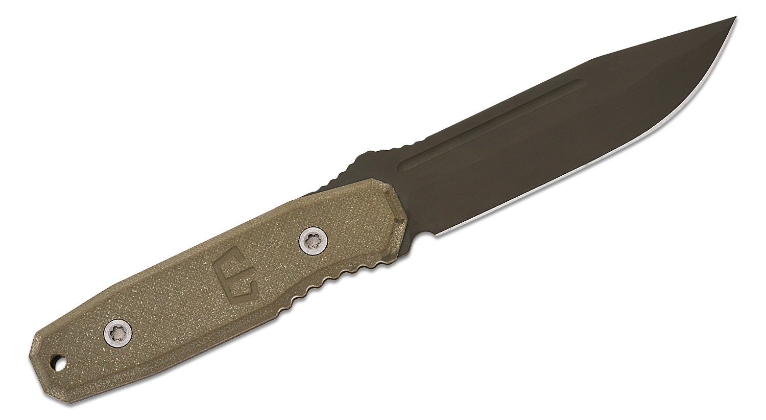 Blackside Customs Plan B Fixed Blade Knife 4.25" CTS-XHP OD Green ...