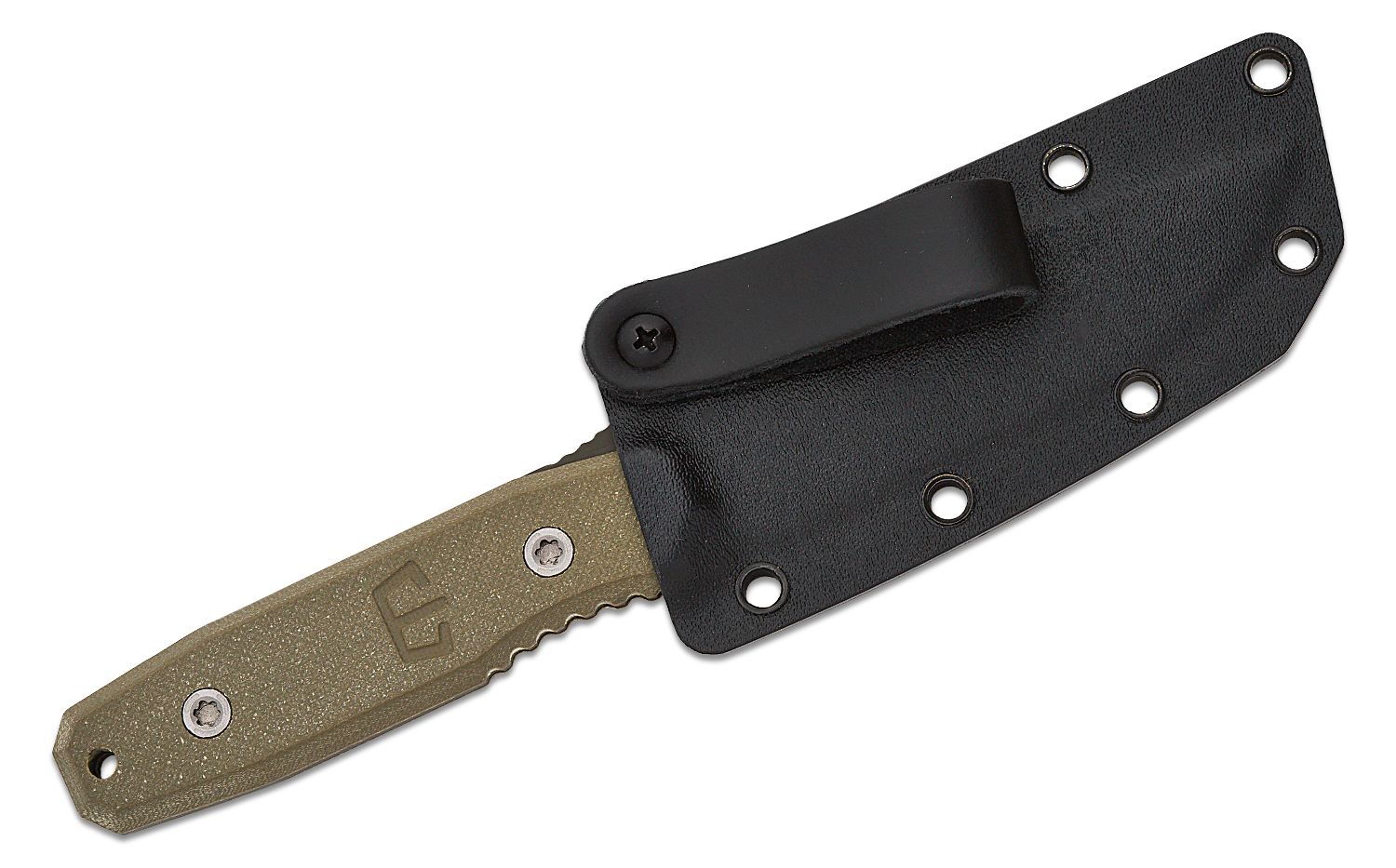 Blackside Customs Plan B Fixed Blade Knife 4.25" CTS-XHP OD Green ...