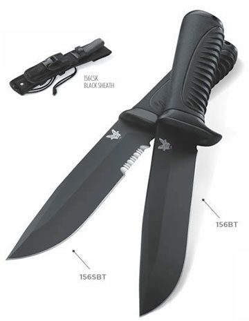 Benchmade Fixed Csk Combat Survival Knife Black 6