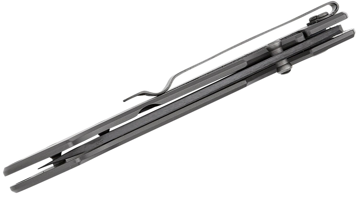 Böker Plus Anti-MC. Ceramic blade (zirconium oxide), titanium handle, CR  frame lock. 7.75 inches overall, 3.25 inch blade. Wei…