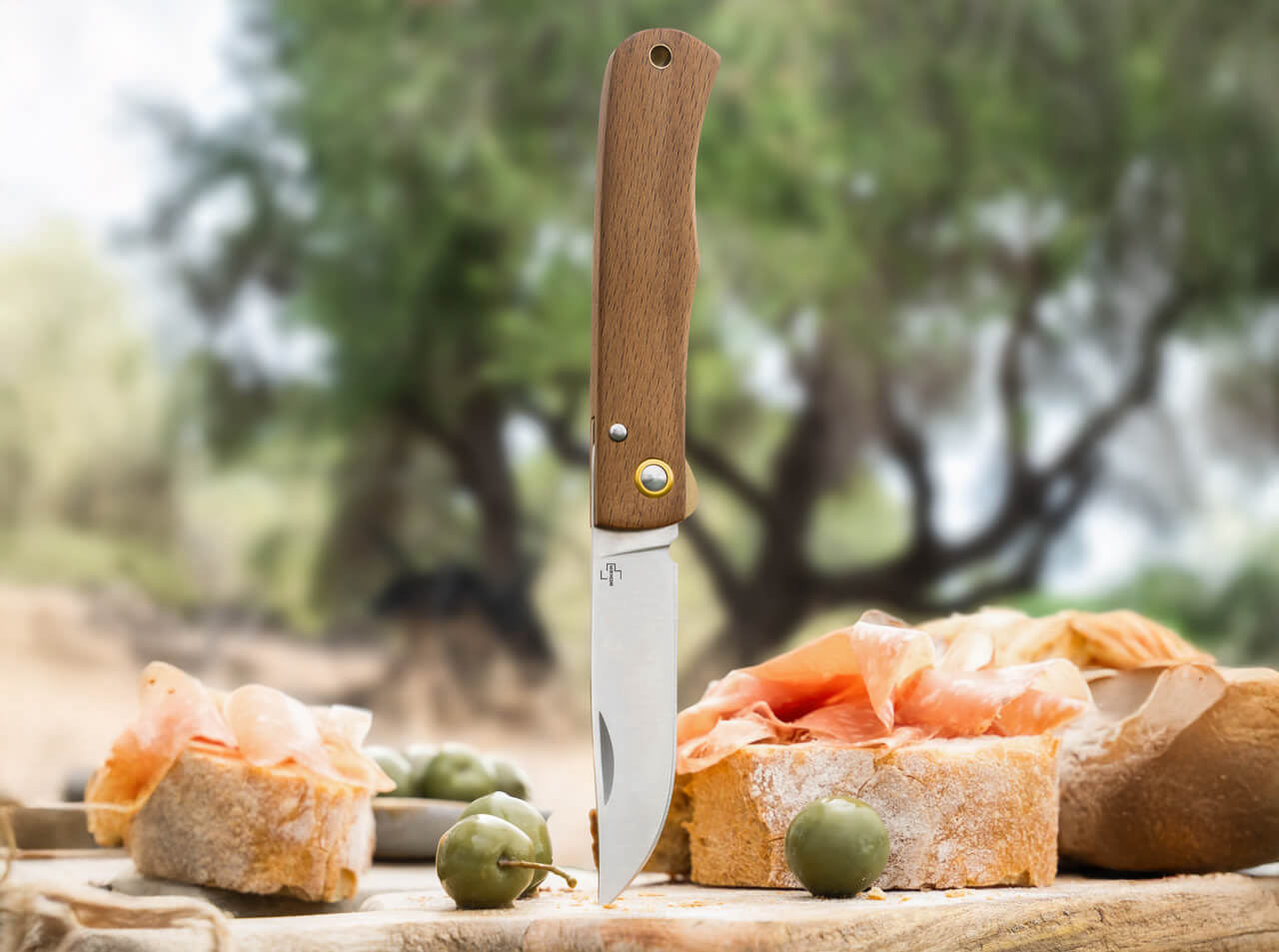 Boker Plus Rusticus Liner Lock Folding Knife 3.31