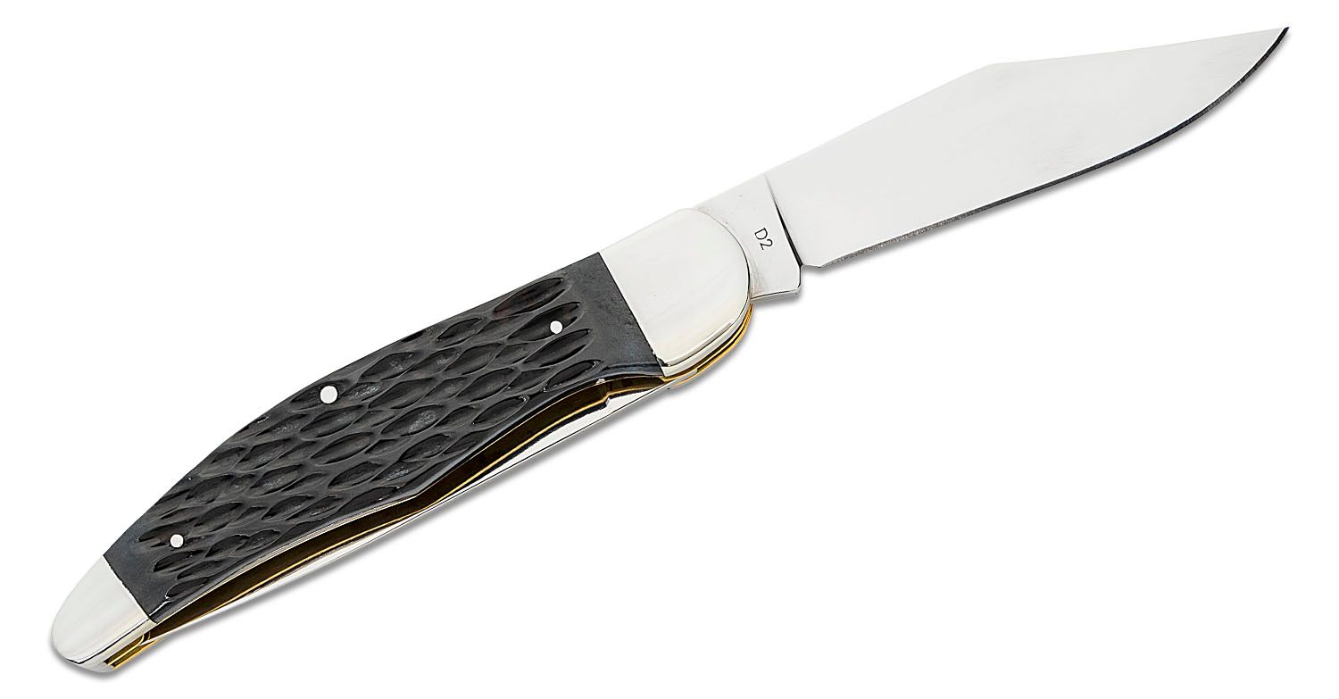 Boker Traditional Series 2.0 Trapper Jigged Black Bone Knife – Starr  Western Wear