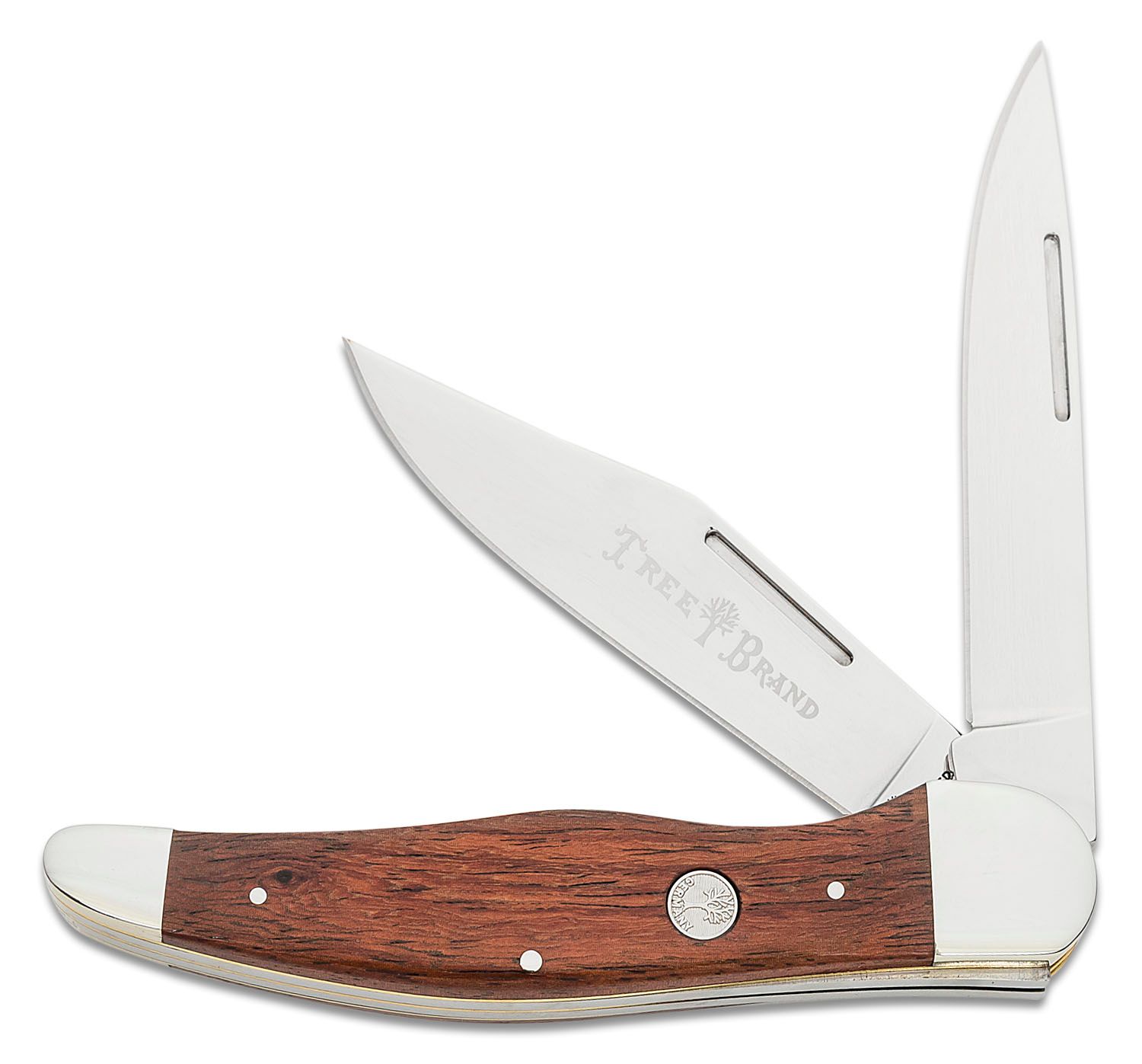 Boker Traditional Series 2.0 Folding Hunter, Rosewood Handles, D2 Blade  5.25 Closed - KnifeCenter - 110838