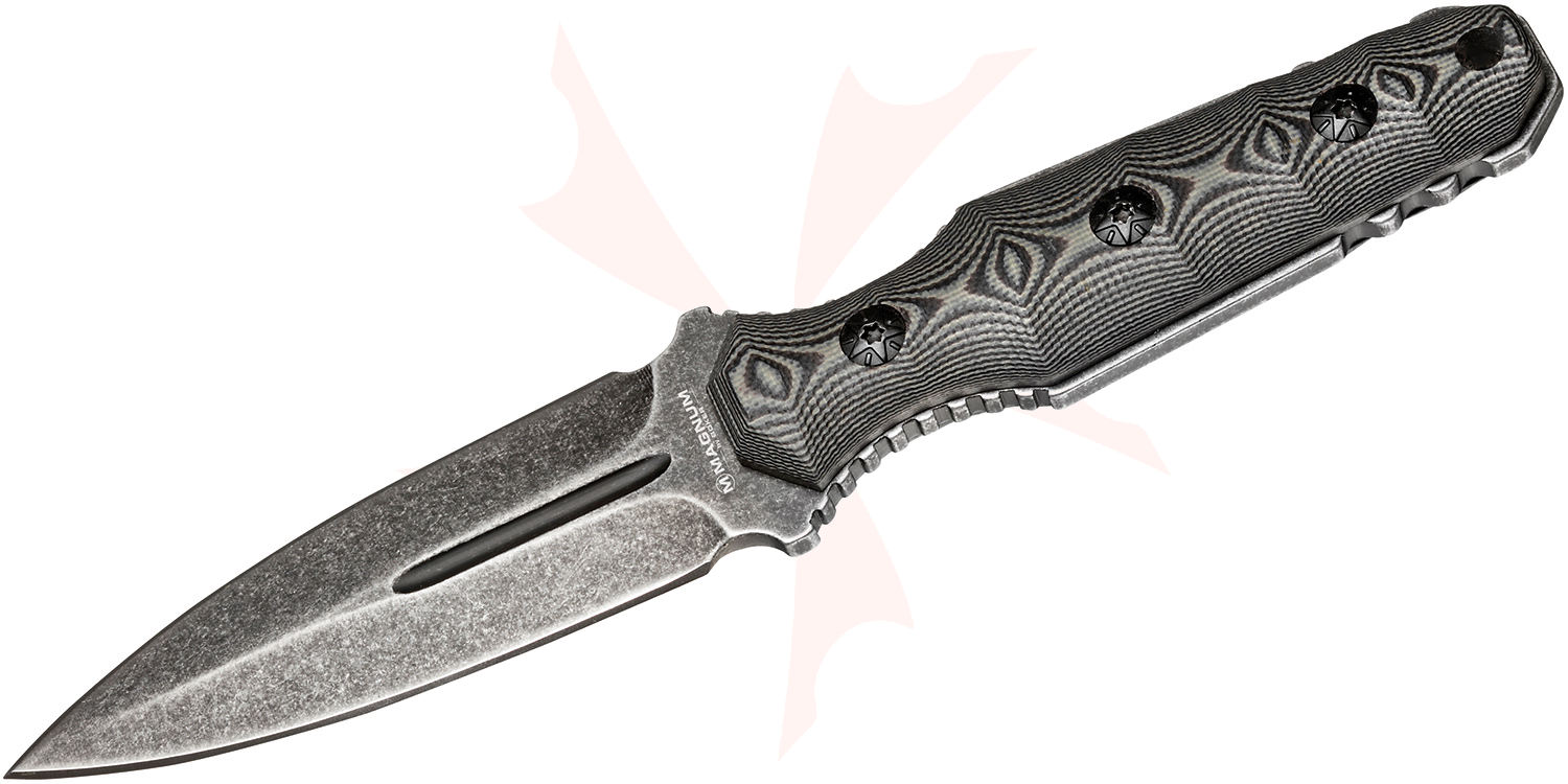 Boker Magnum Lil' Grave Digger Boot Dagger Fixed 3.625